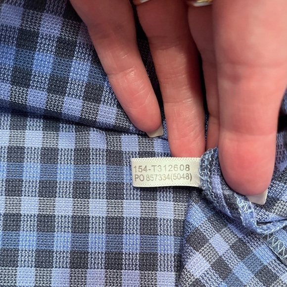 Tommy Bahama 100% Silk G'day Gingham Camp Shirt Blue Size XL - Picture 12 of 13